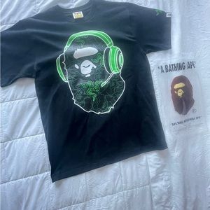 Bape x razer camo tshirt